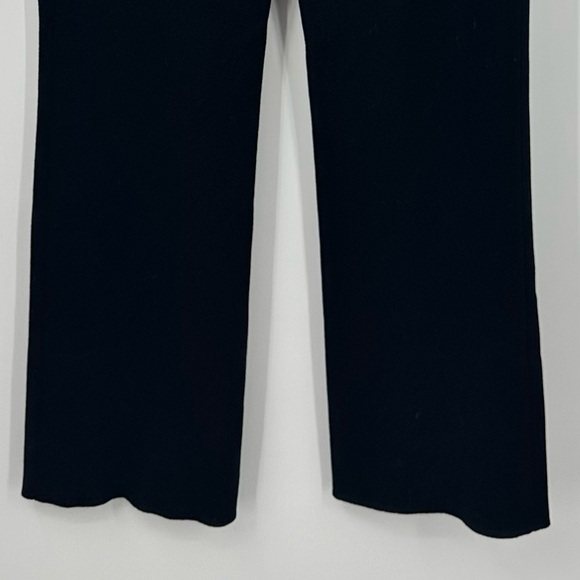 VTG Escada Wool Black Dress Pants Straight Leg Loose Fit Womens 38 | K314 - Picture 6 of 7